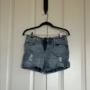 Denim Distressed Women Shorts
